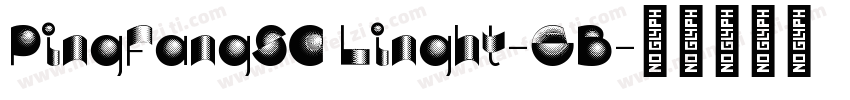 PingFangSC Linght-GB字体转换